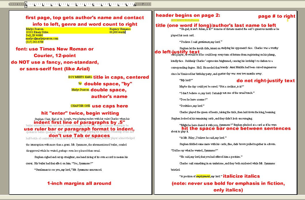 Microsoft Word Templates Book Manuscript